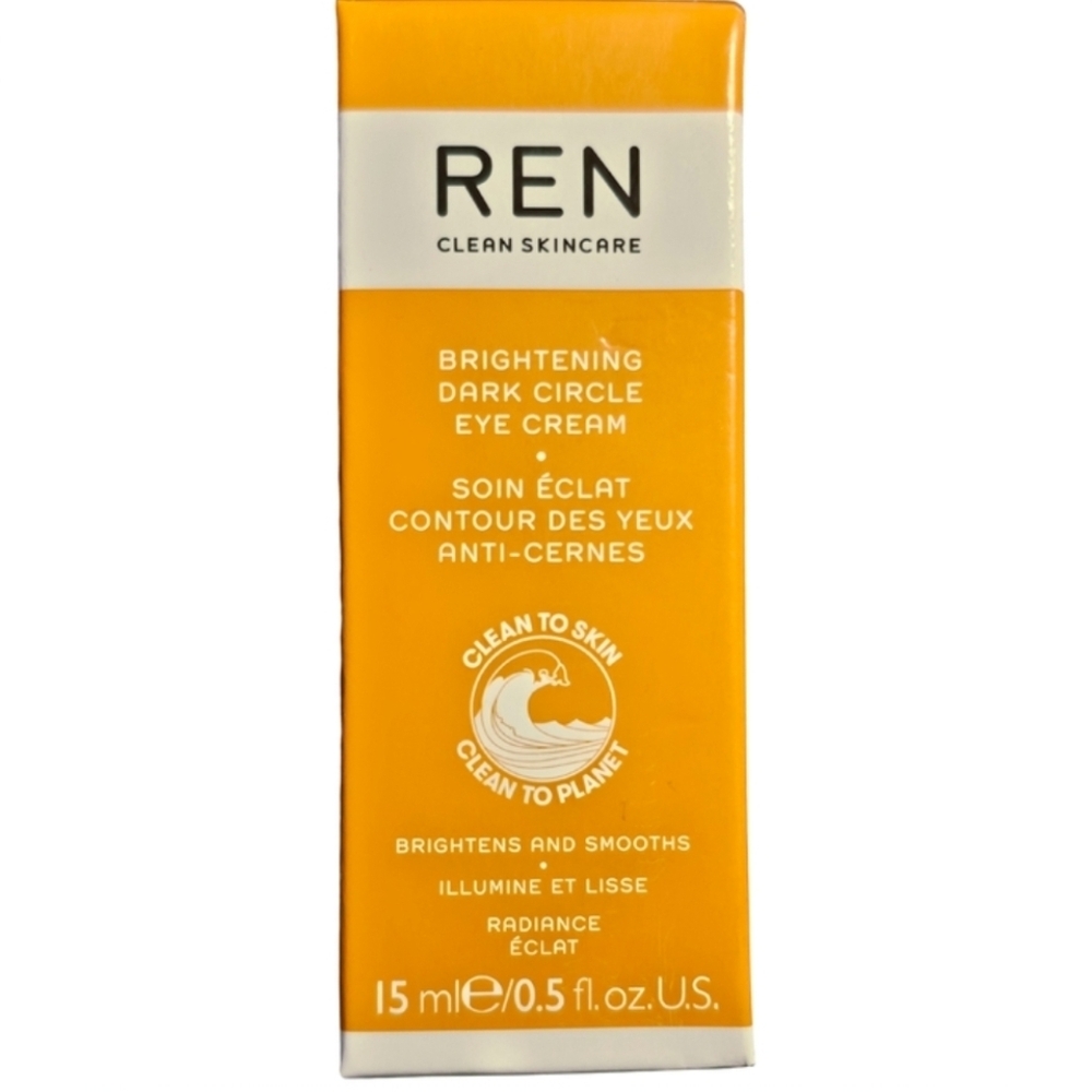 REN clean beauty - brightening dark circle eye cream 15ml -NIB